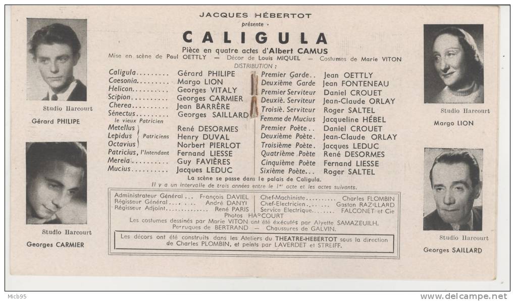 Camus programmre caligula